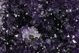 Dark Purple, Amethyst Cluster With Wood Base - Uruguay #171872-1
